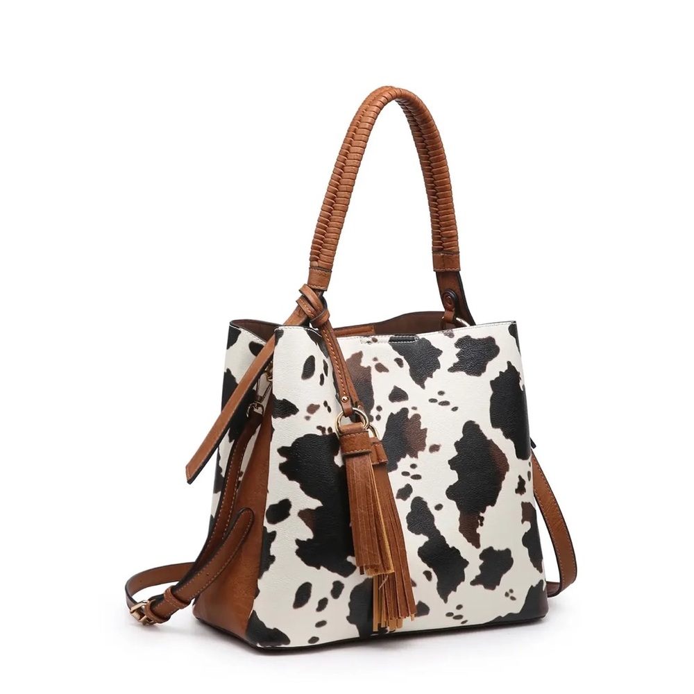 Riley Animal Print Hobo Bag